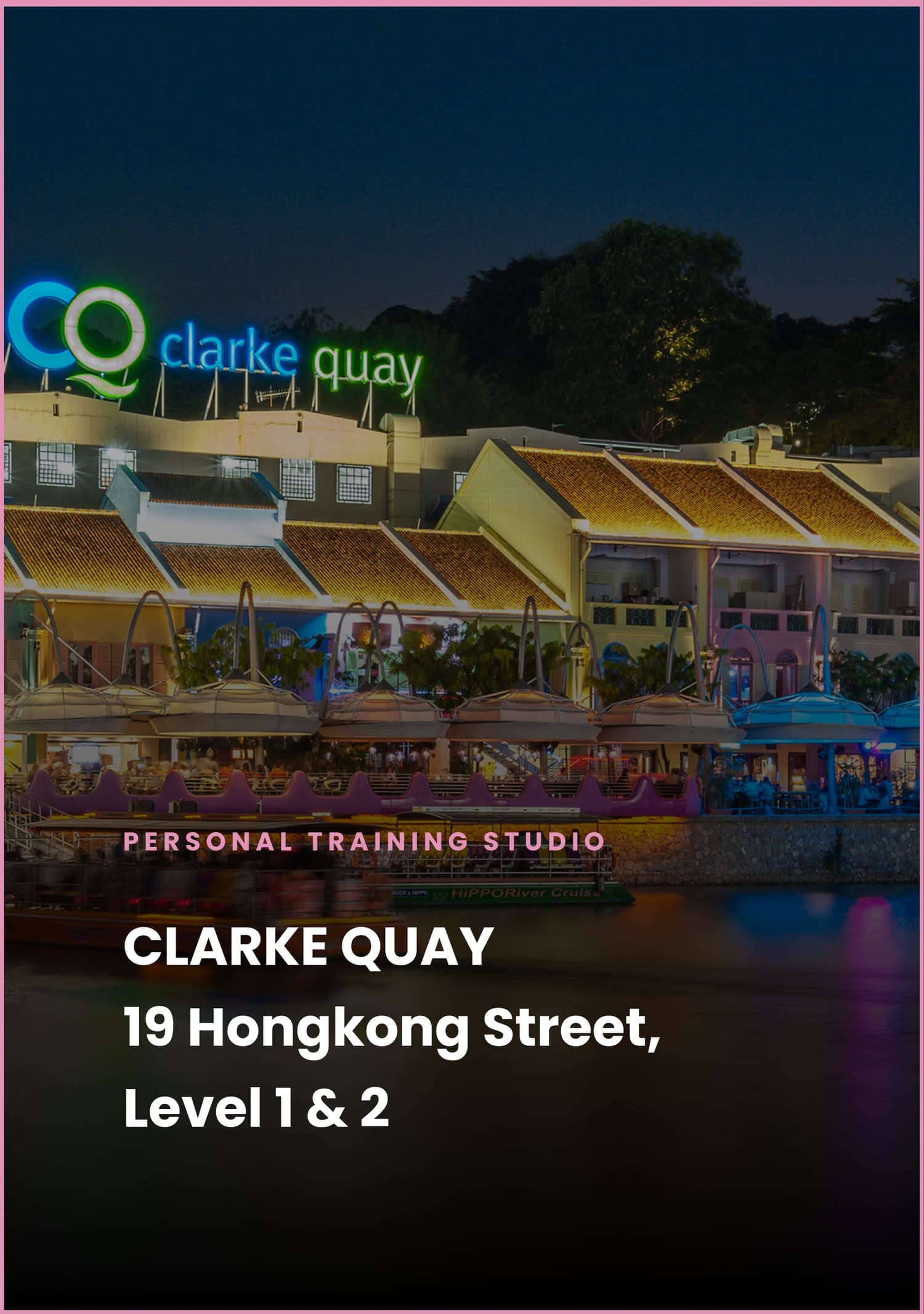 MSFIT personal training studio at Clarke Quay